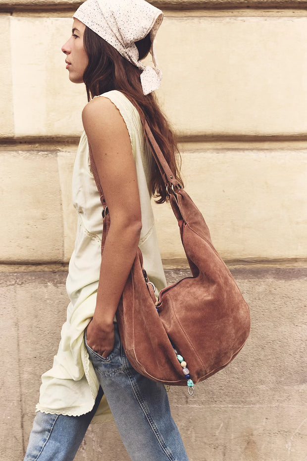 Roma Suede Tote