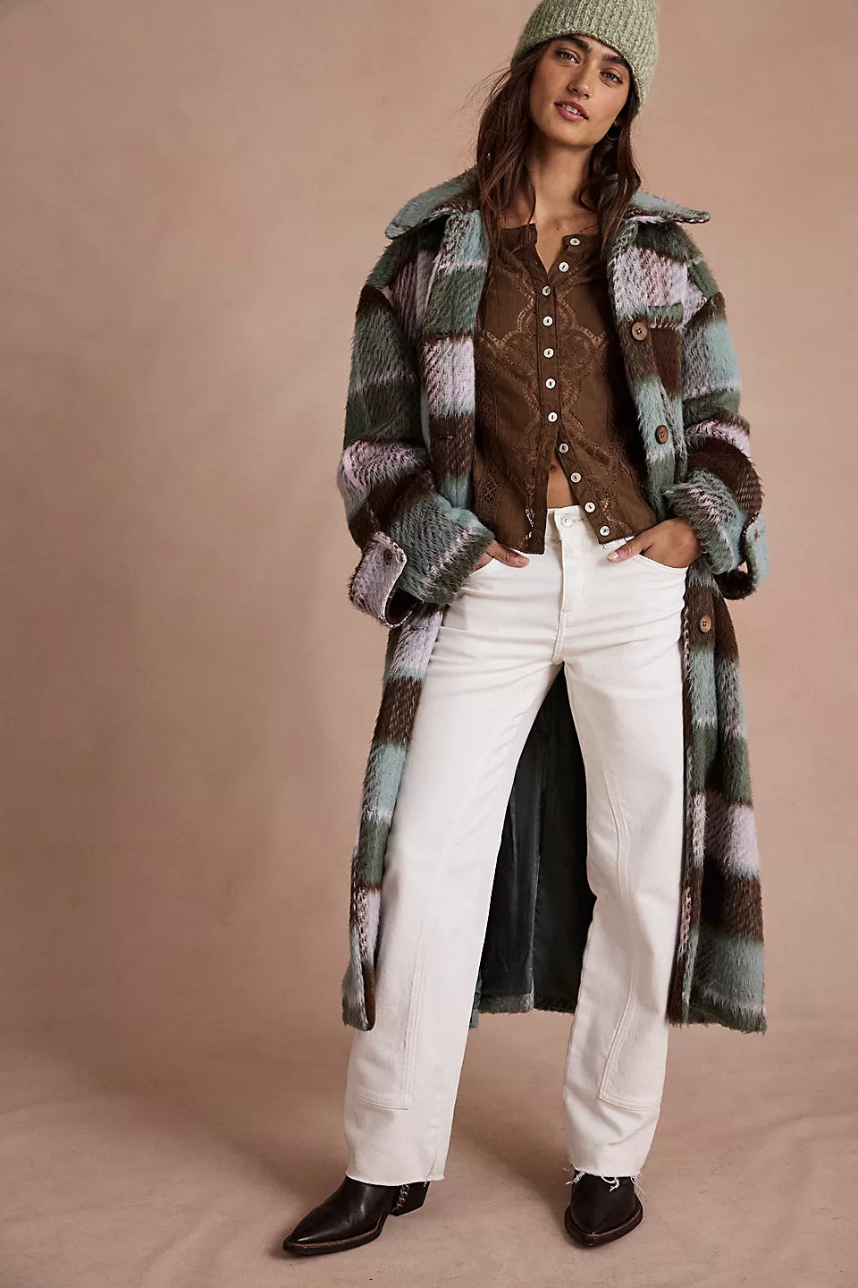 Free People Jae Knit Long Sleeve Top