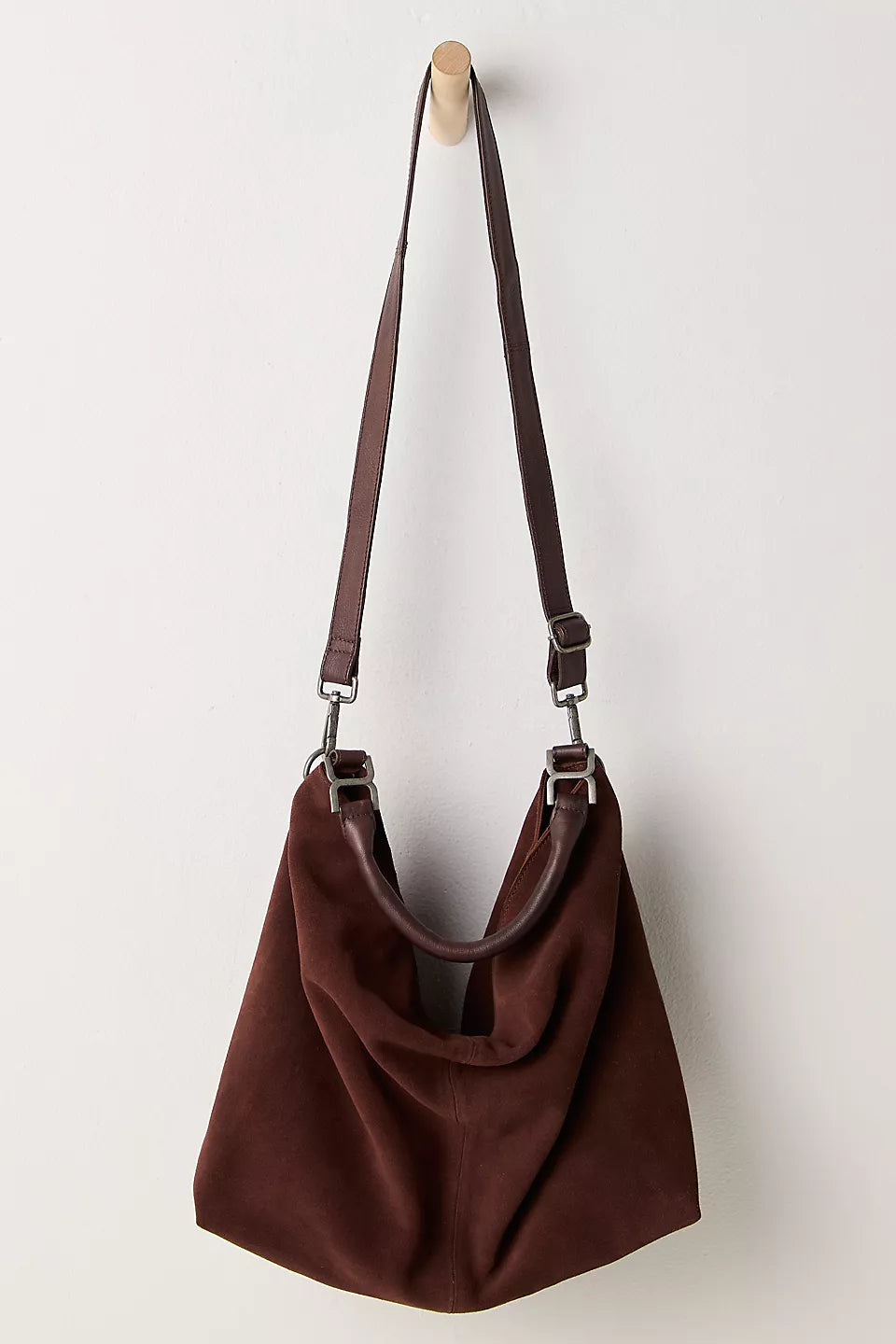 Free People Suzie Suede Slouch Tote
