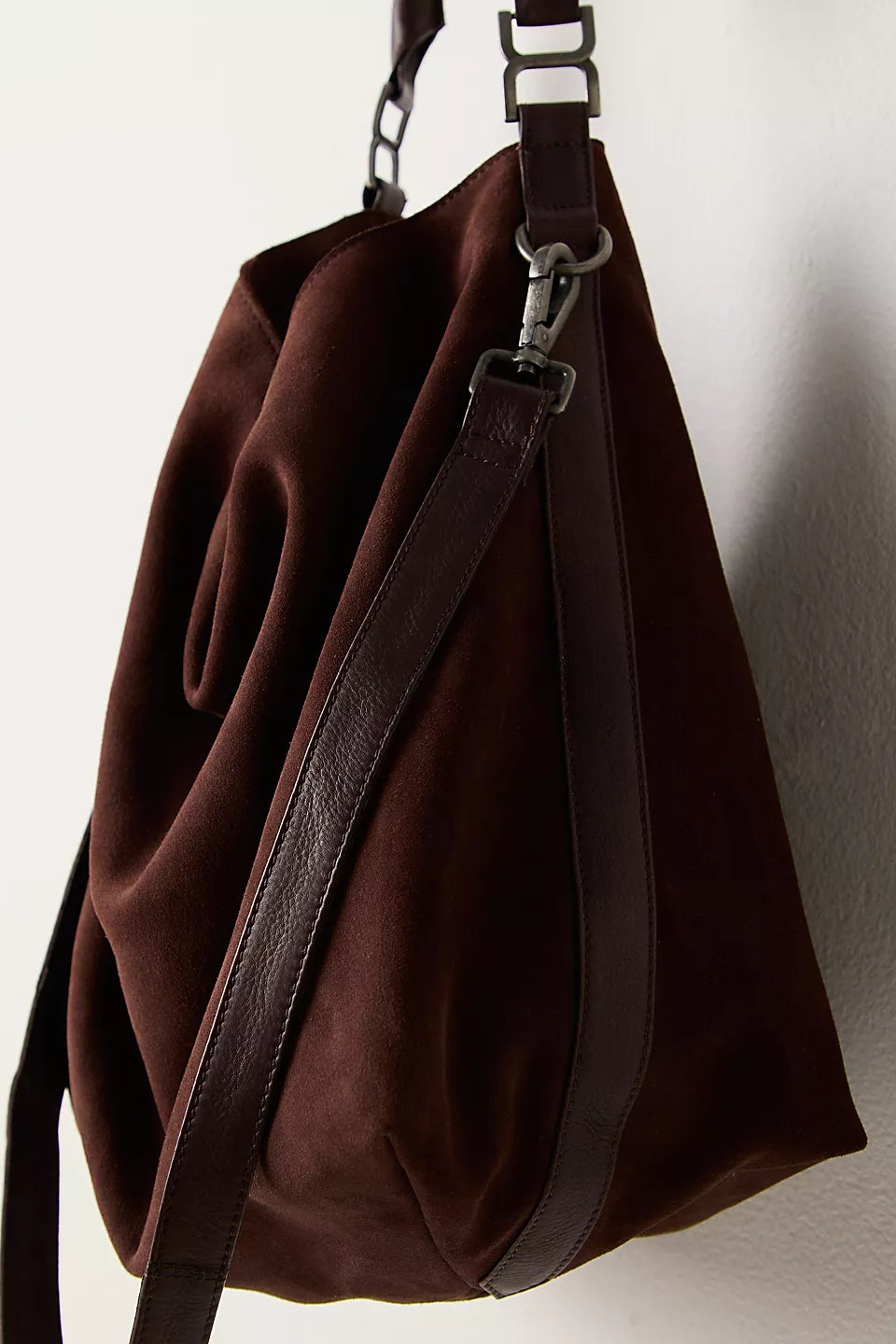 Free People Suzie Suede Slouch Tote