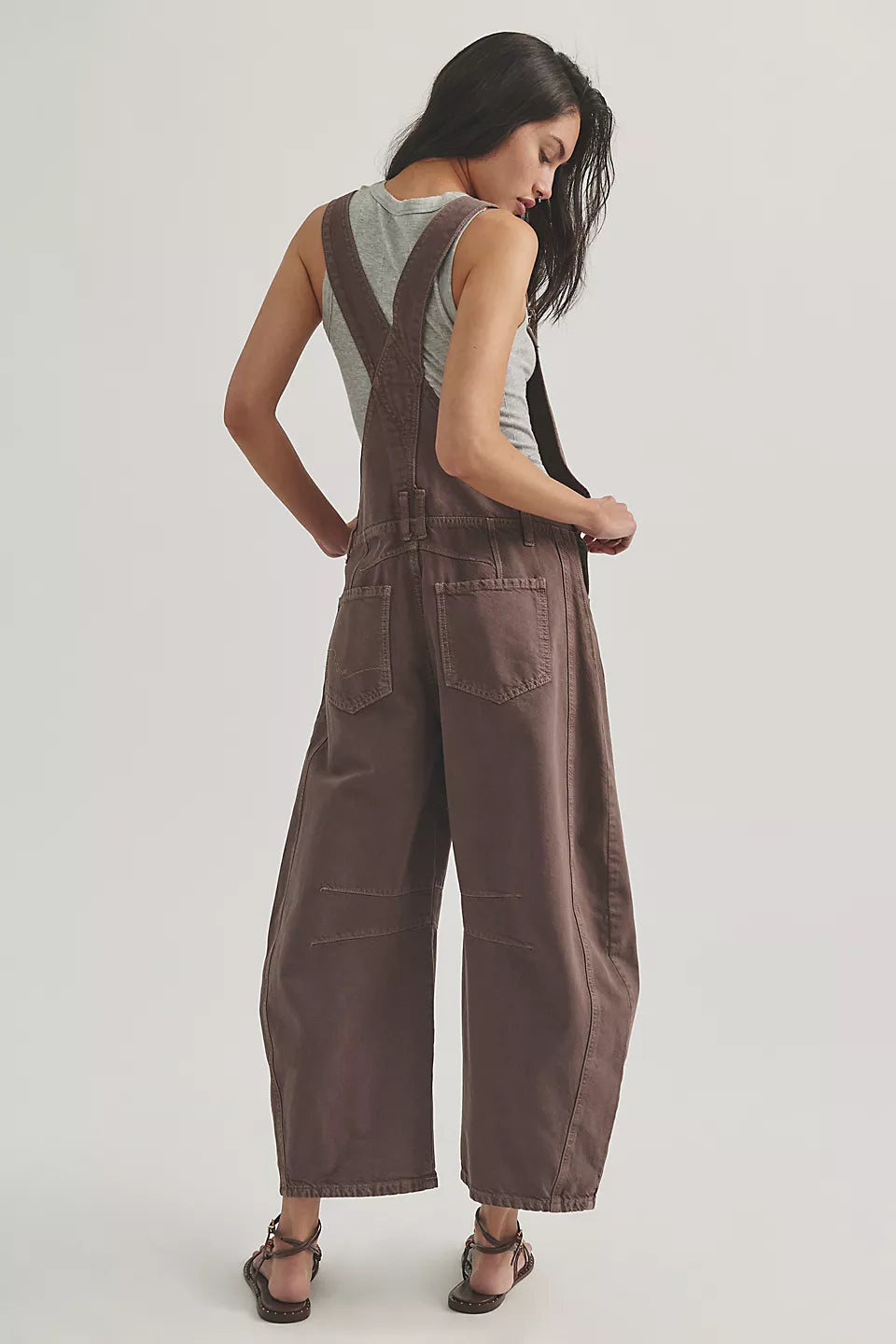 We The Free GOOD LUCK BARREL OVERALLS