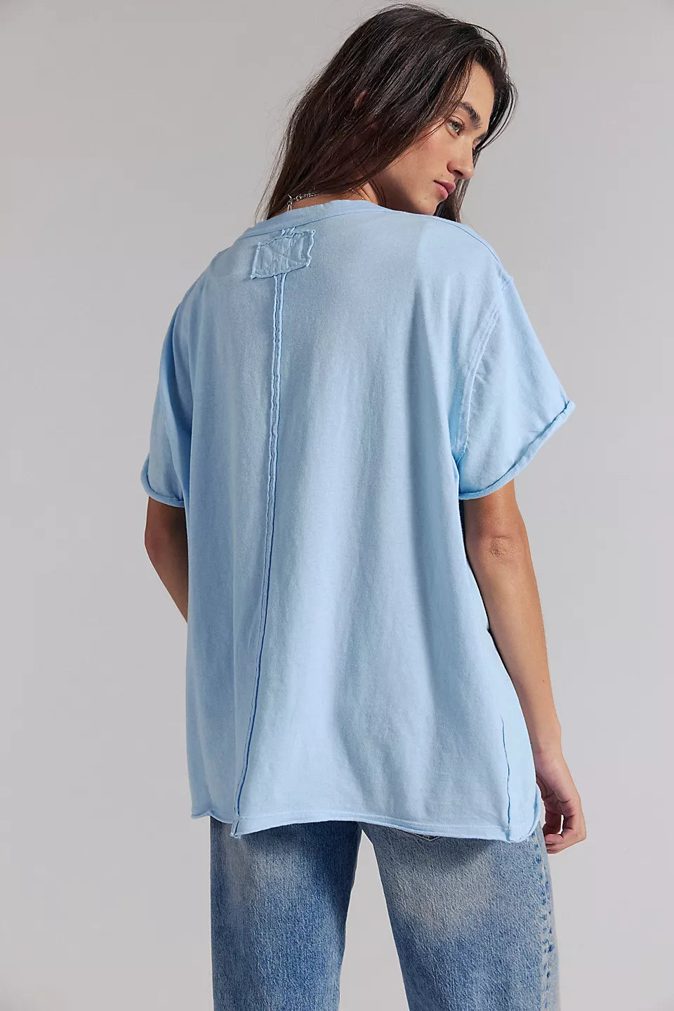 Free People Nina V-Neck Tee