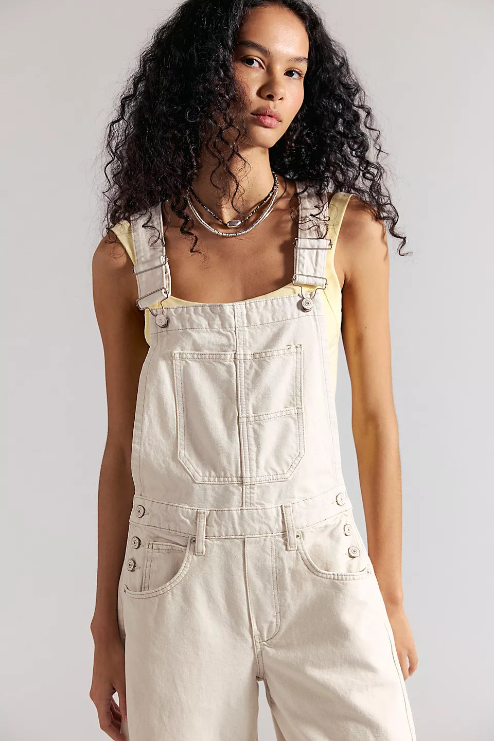 We The Free GOOD LUCK BARREL OVERALLS