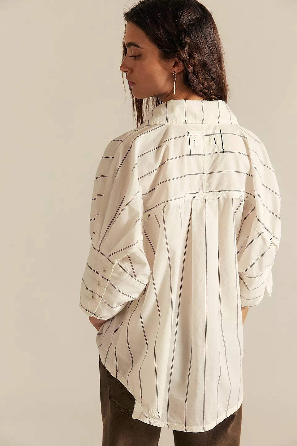 We The Free Seaside Cotton Stripe Shirt