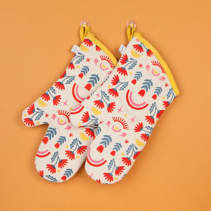 OVEN MITTS-SET OF 2