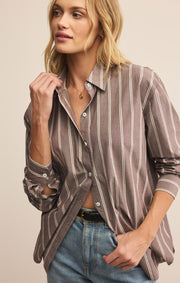 Sandalwood Seaport Striped Top