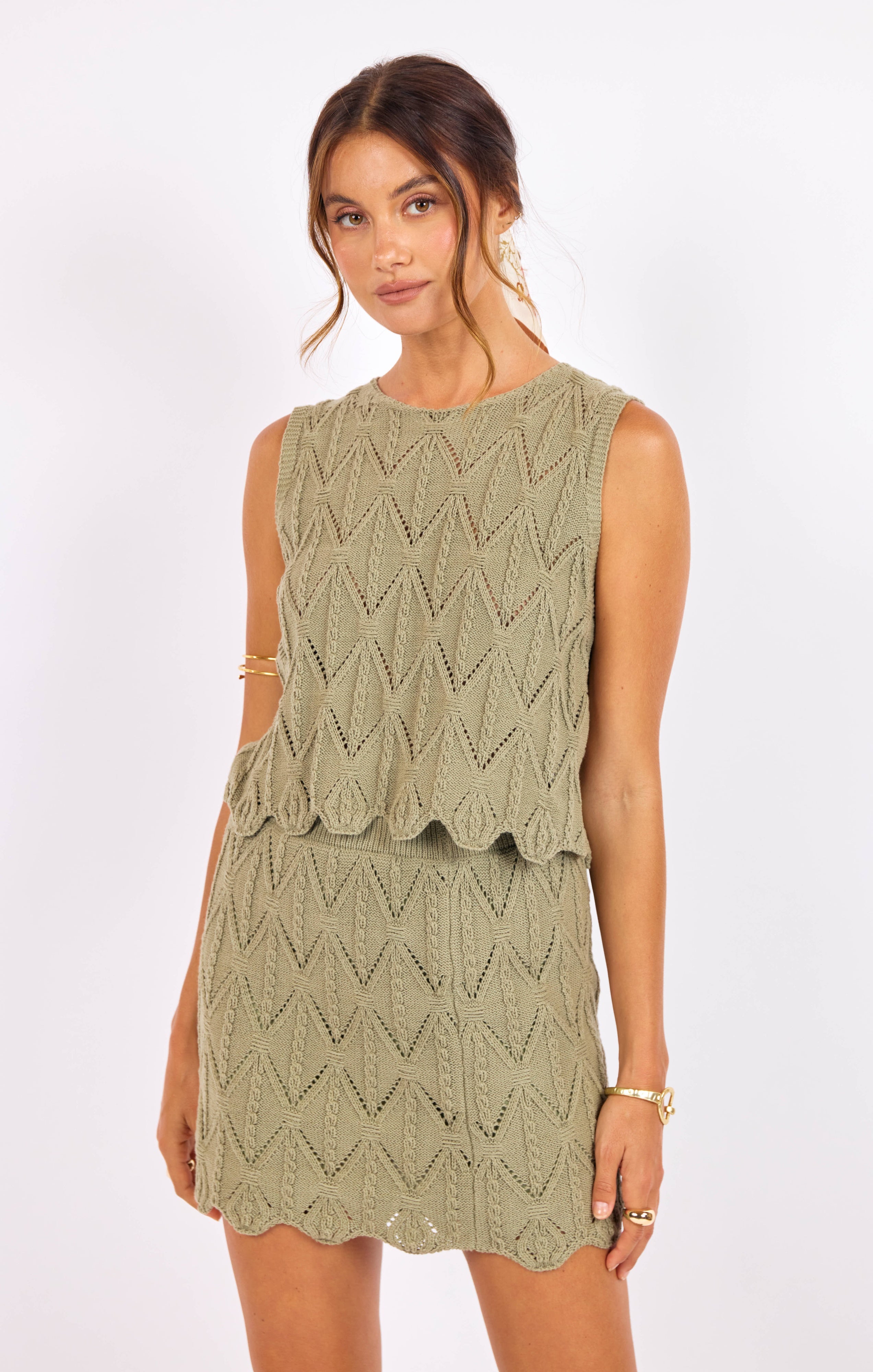 Sage Mona Sweater Tank