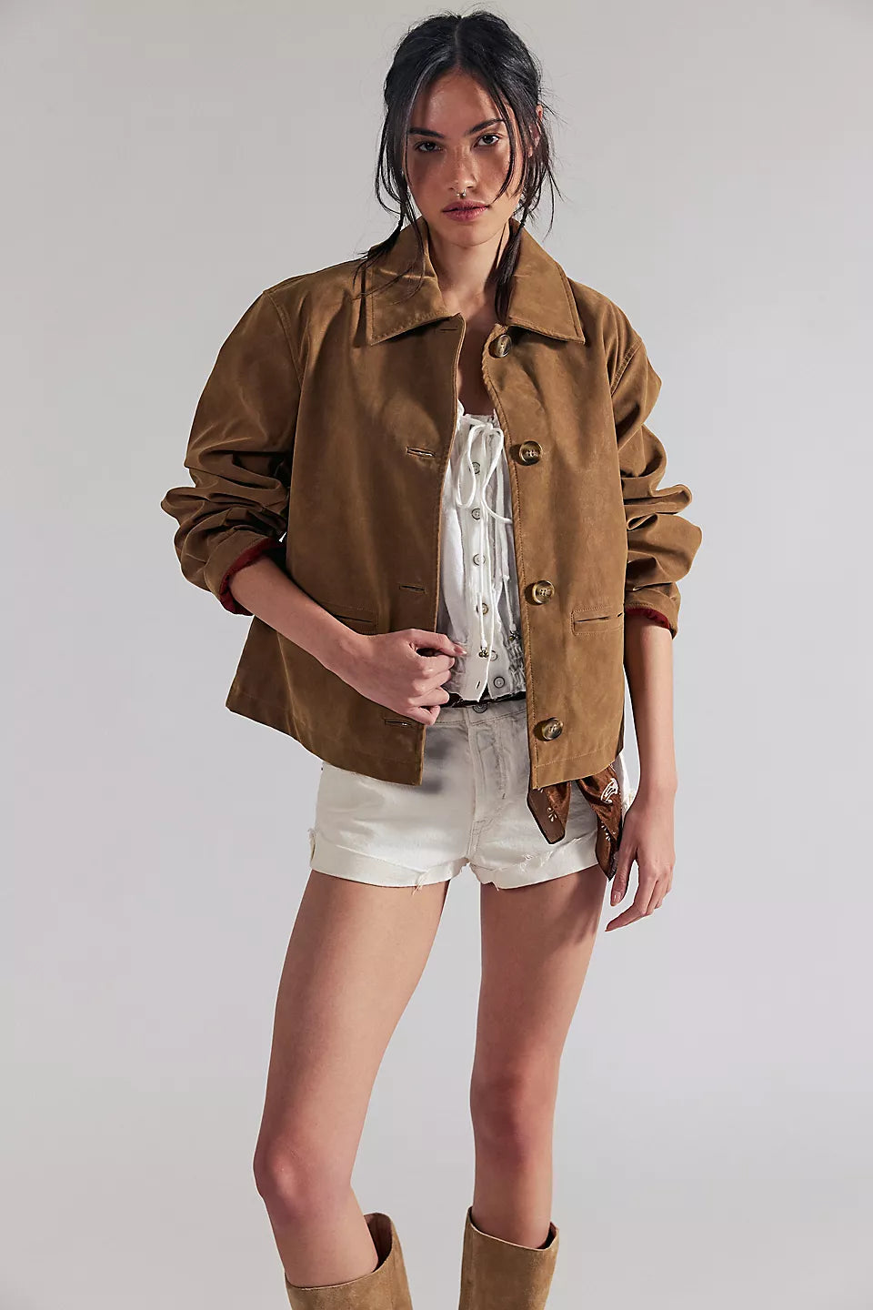 We The Free Hera Vegan Suede Jacket