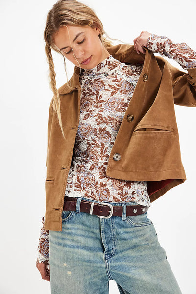 Lyric Printed Flora Top