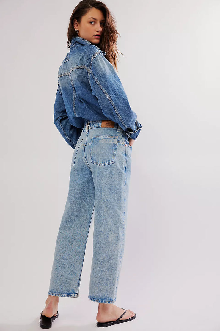 DEEP TRANCE DROPPED BOYFRIEND JEANS