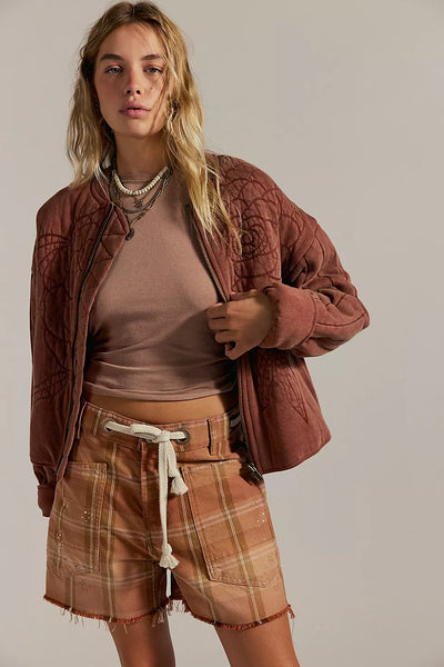 Rose Zip-Up Sweatshirt
