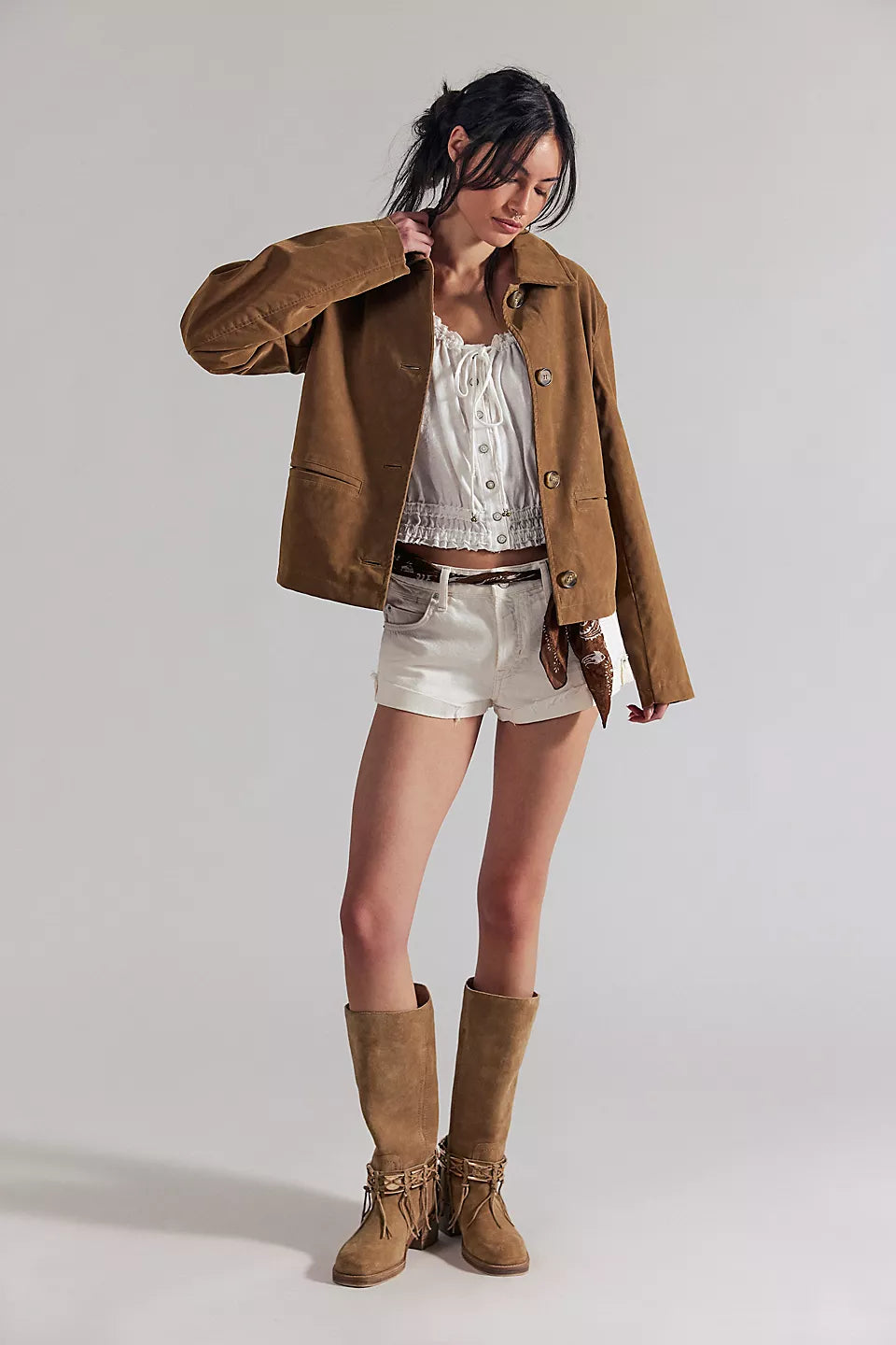 We The Free Hera Vegan Suede Jacket