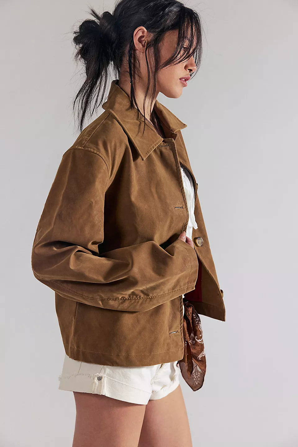 We The Free Hera Vegan Suede Jacket