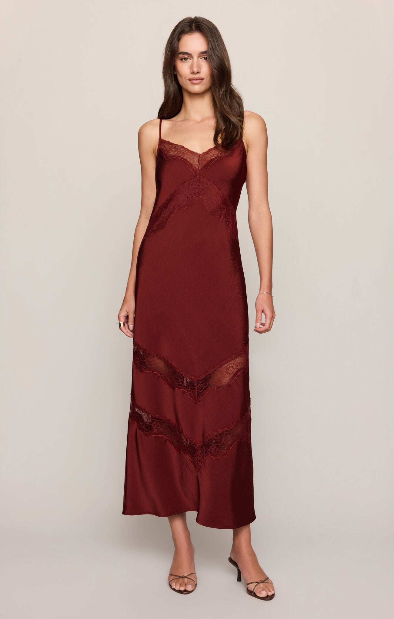 Bruna Lace Insert Dress