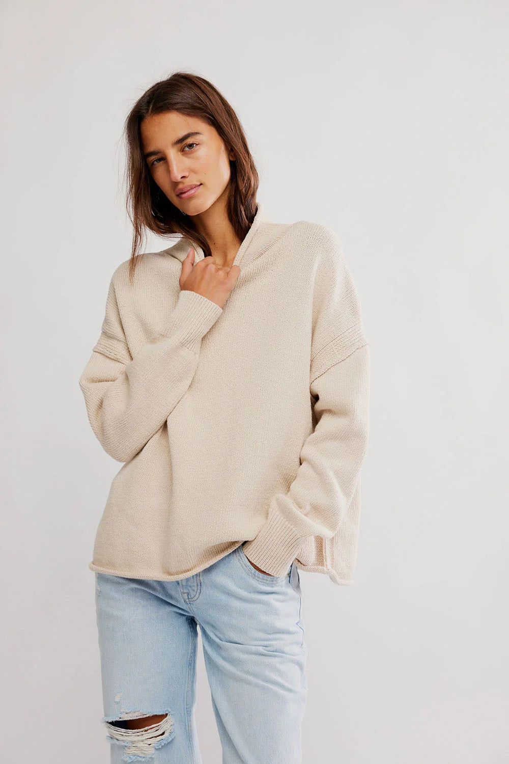 WE THE FREE TORRES ROLL NECK SWEATER