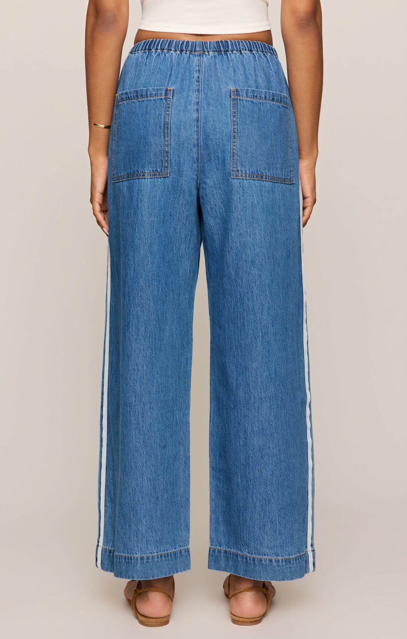 Sidelines Denim Track Pany by Z Supply