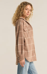 PLAID TUCKER JACKET