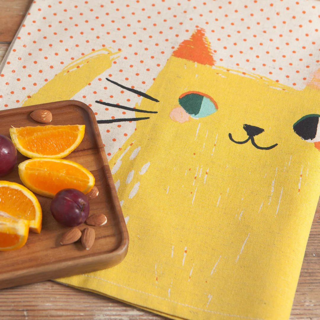 DANICA LINEN BLEND DISHTOWEL