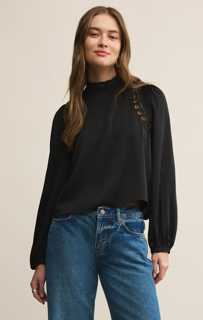 Z Supply Silvana Embroidered Top