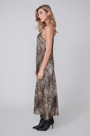 R4357 Animal Print Slip Dress