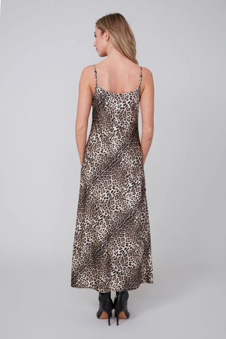 R4357 Animal Print Slip Dress