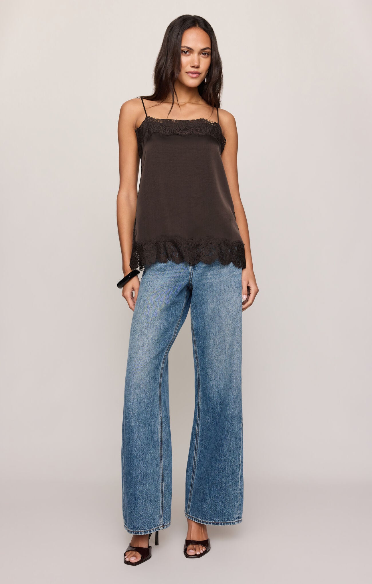 Roselle Lace Trim Tank