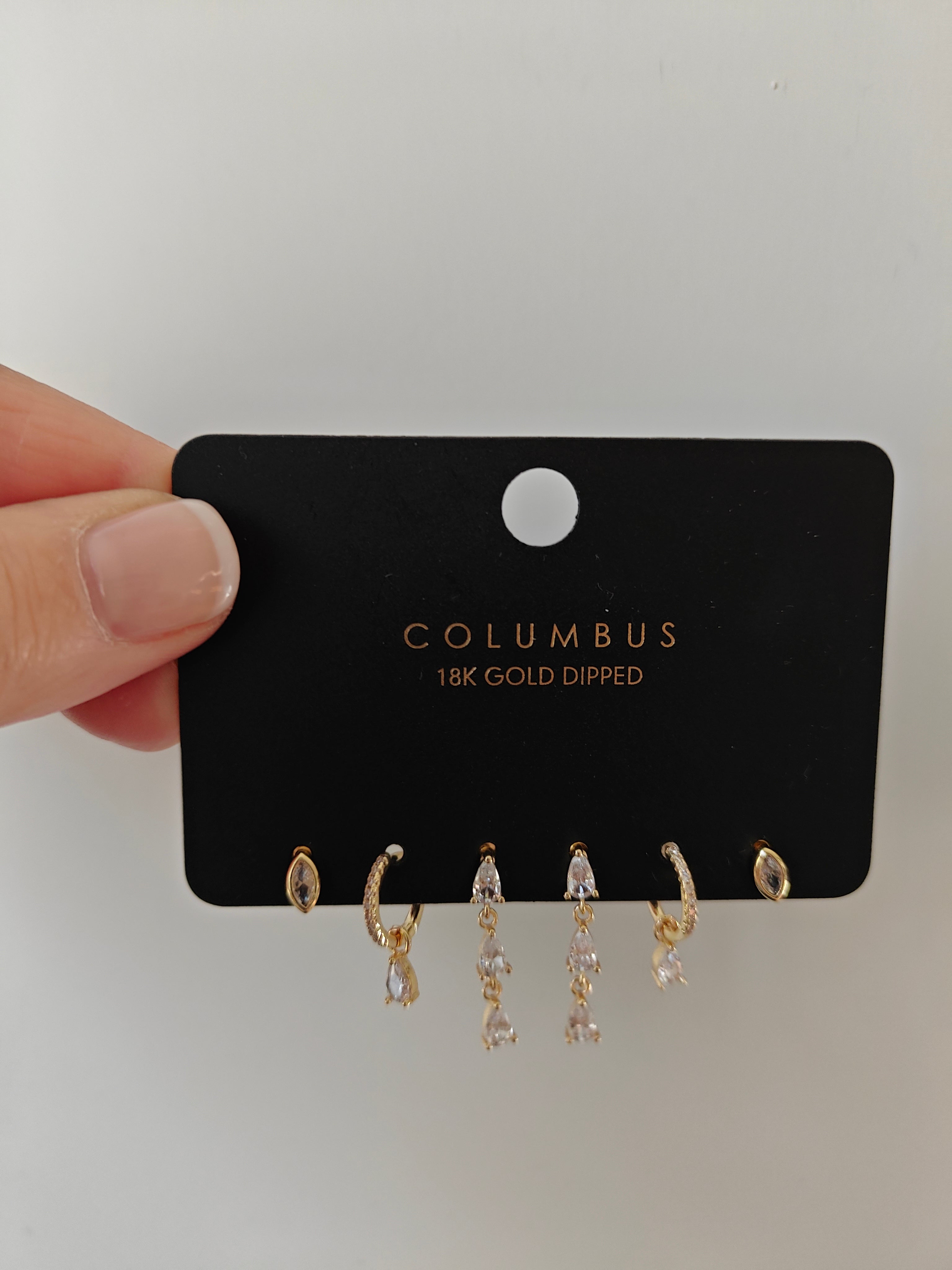 Earring Set-18kt Gold Dipped