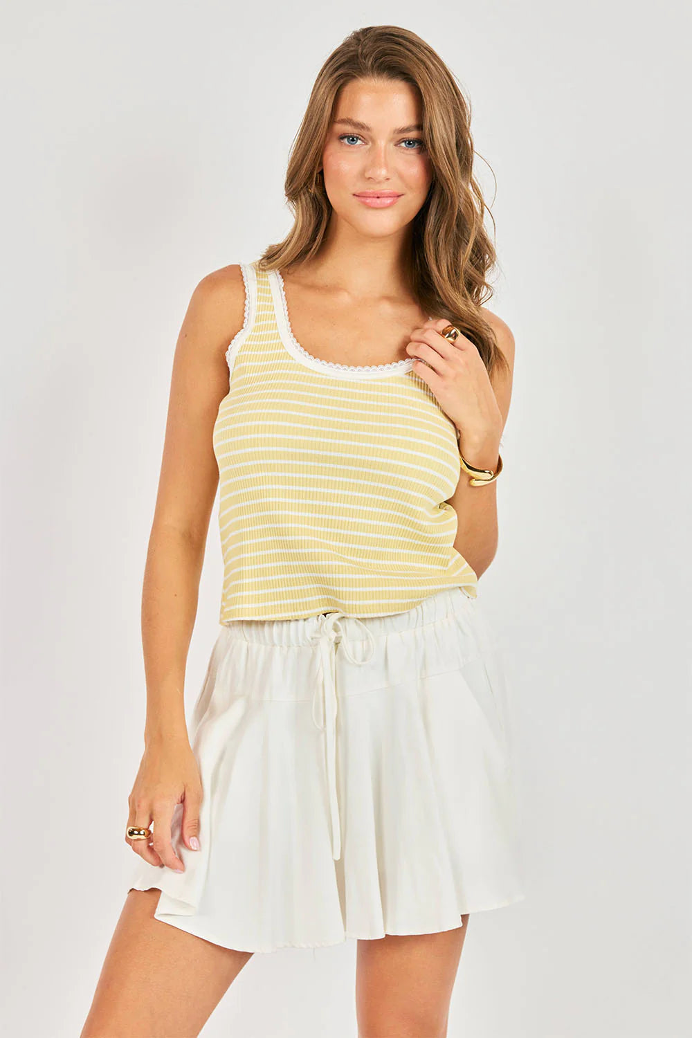 SADIE & SAGE DEJAVU STRIPE TANK
