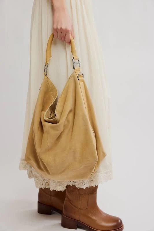 Free People Suzie Suede Slouch Tote