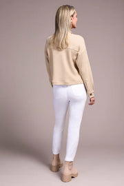 Brushed Waffle Knit Shacket