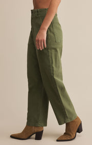 Olive Twil Pants