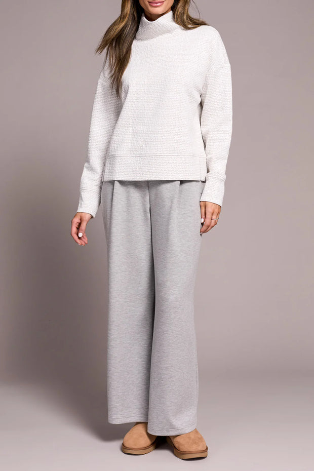Tribal L/S Funnel Neck Top