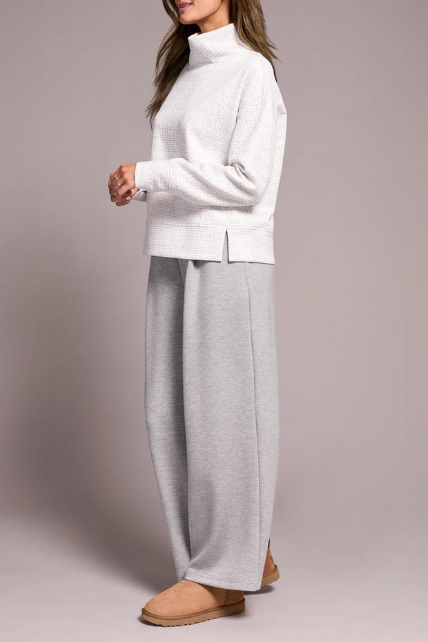 Tribal L/S Funnel Neck Top