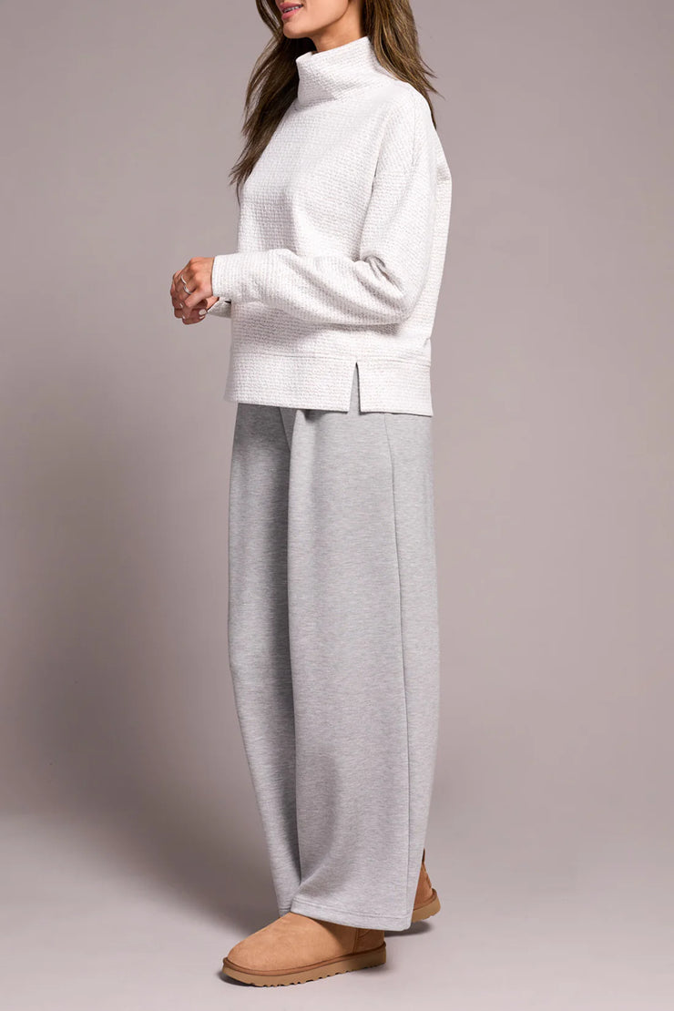 Tribal L/S Funnel Neck Top