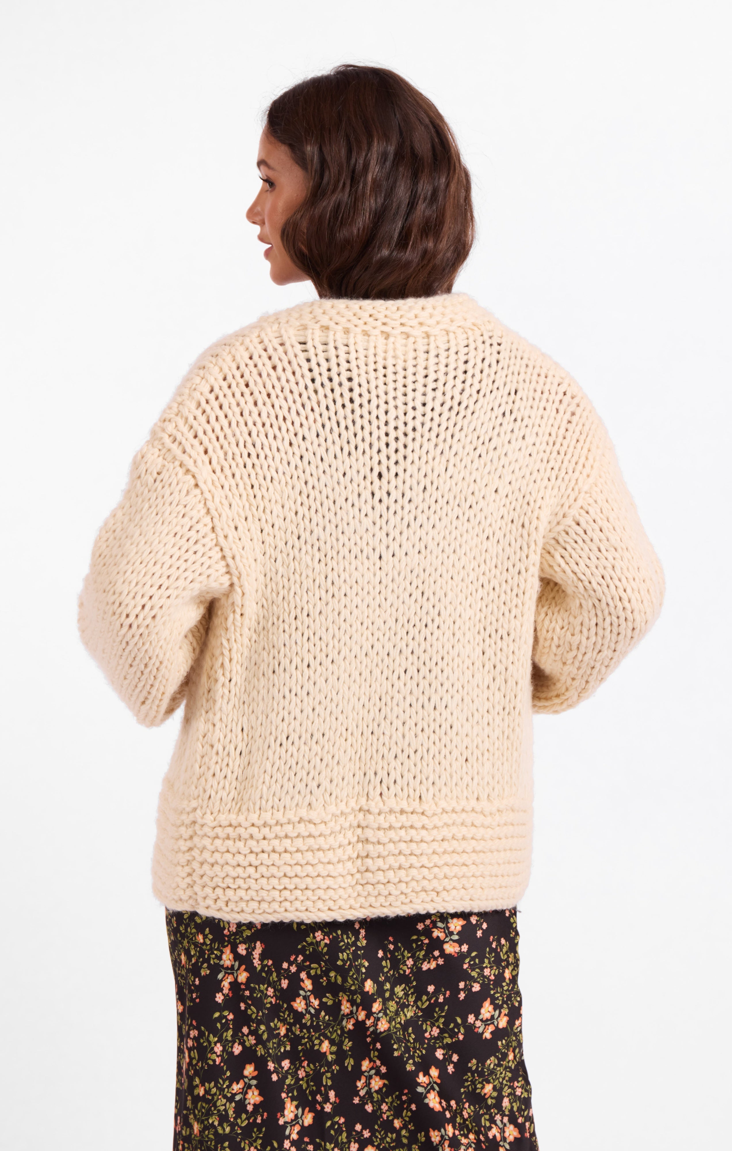 This & That Chunky Cardigan Sweater