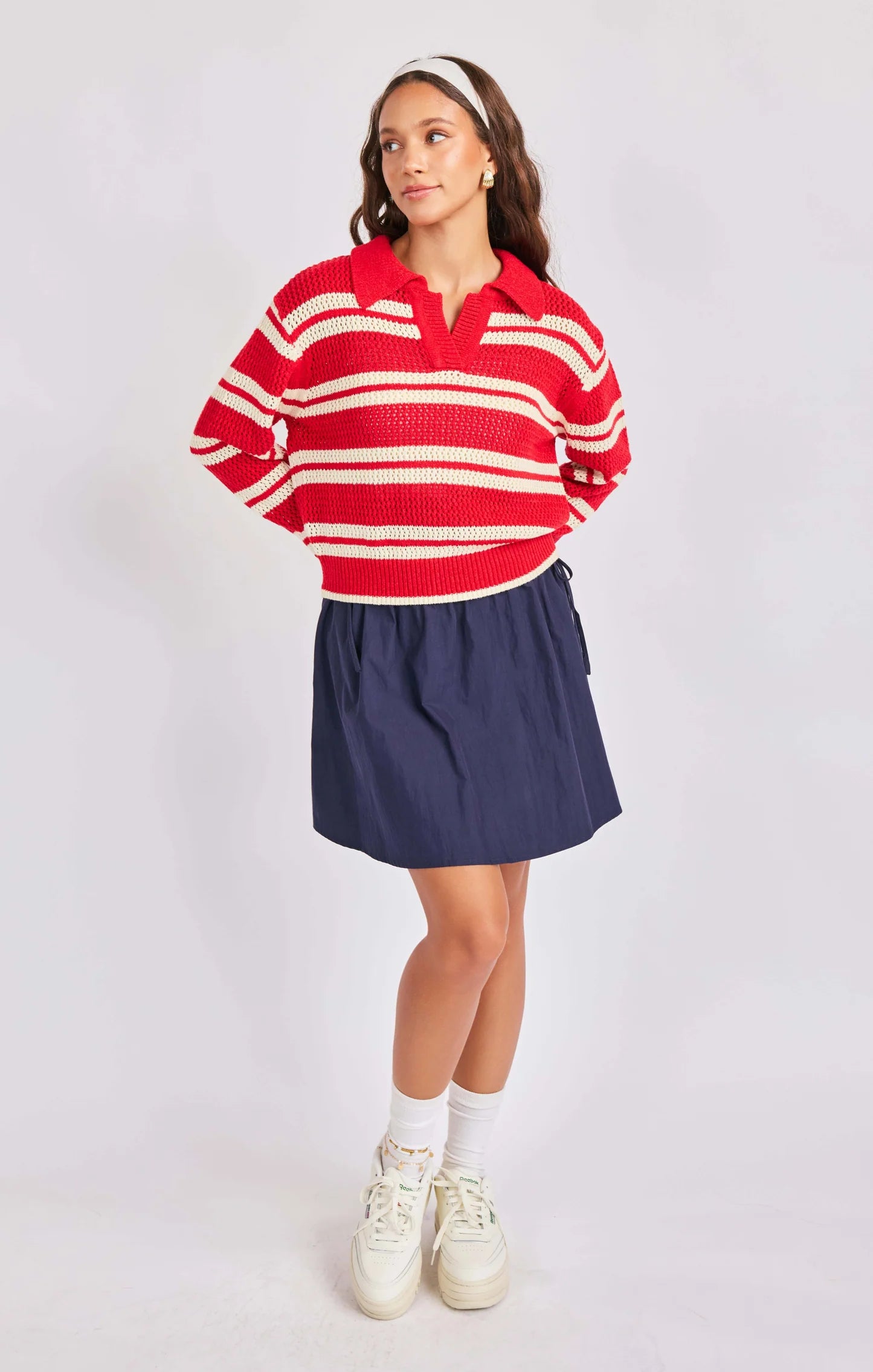 Sage The Label Caddy Collared Sweater