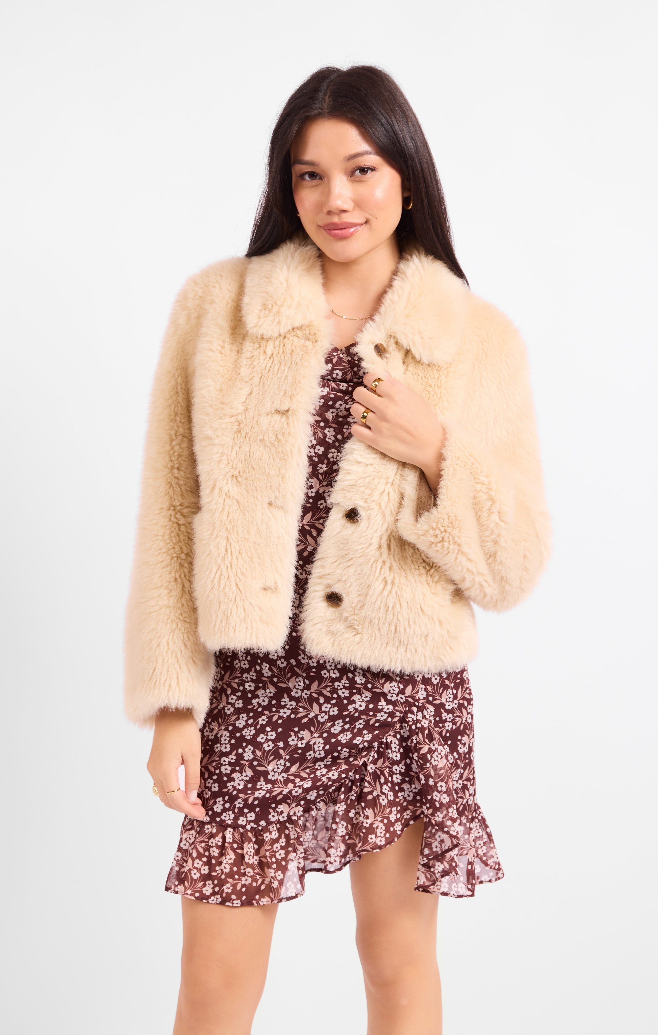 Calla Faux Fur Jacket