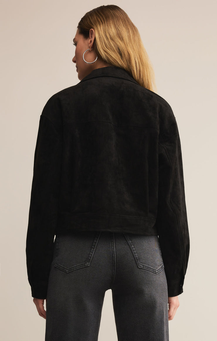 Heritage Faux Suede Jacket