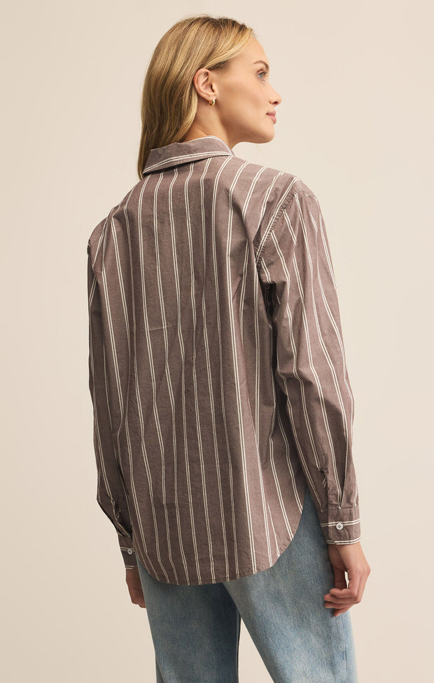 Sandalwood Seaport Striped Top