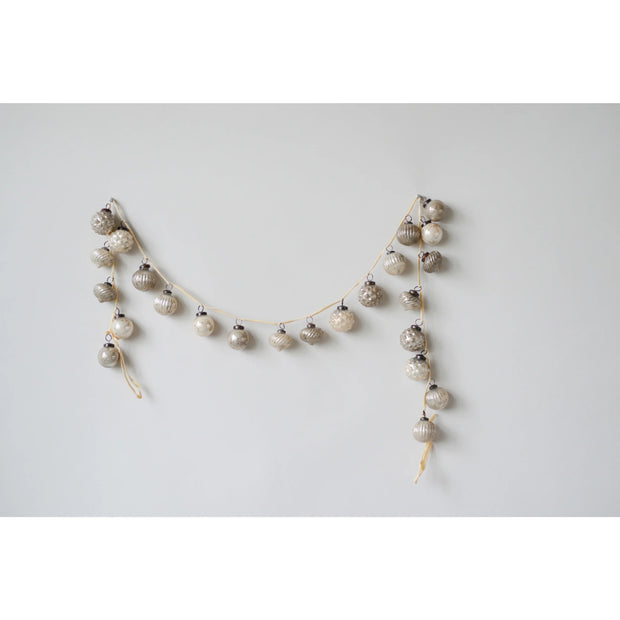 Embossed Mercury Glass Garland