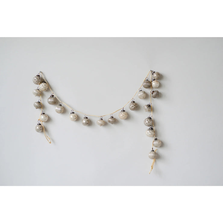 Embossed Mercury Glass Garland
