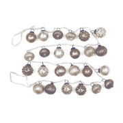 Embossed Mercury Glass Garland