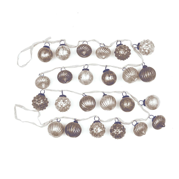 Embossed Mercury Glass Garland