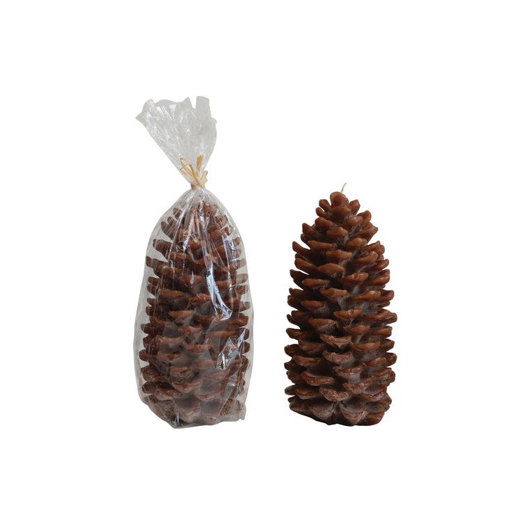 PINECONE SHAPE CANDLE UNSCENTED