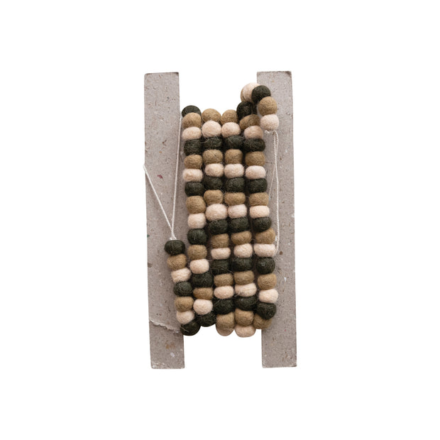 Handmade Wool Fely Garland