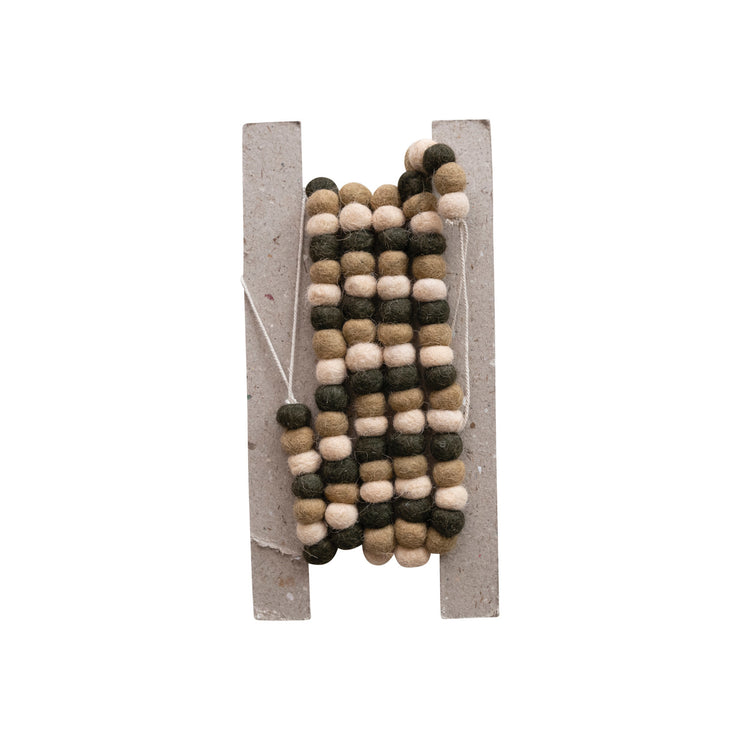 Handmade Wool Fely Garland