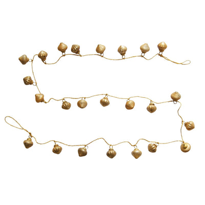 Embossed Mercury Glass Garland (Gold Cord)