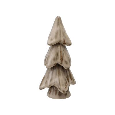 Stonewear Reactive Glaze mini Tree- Cream