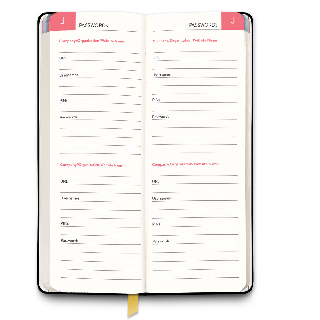PASSWORD JOTTER JOURNAL